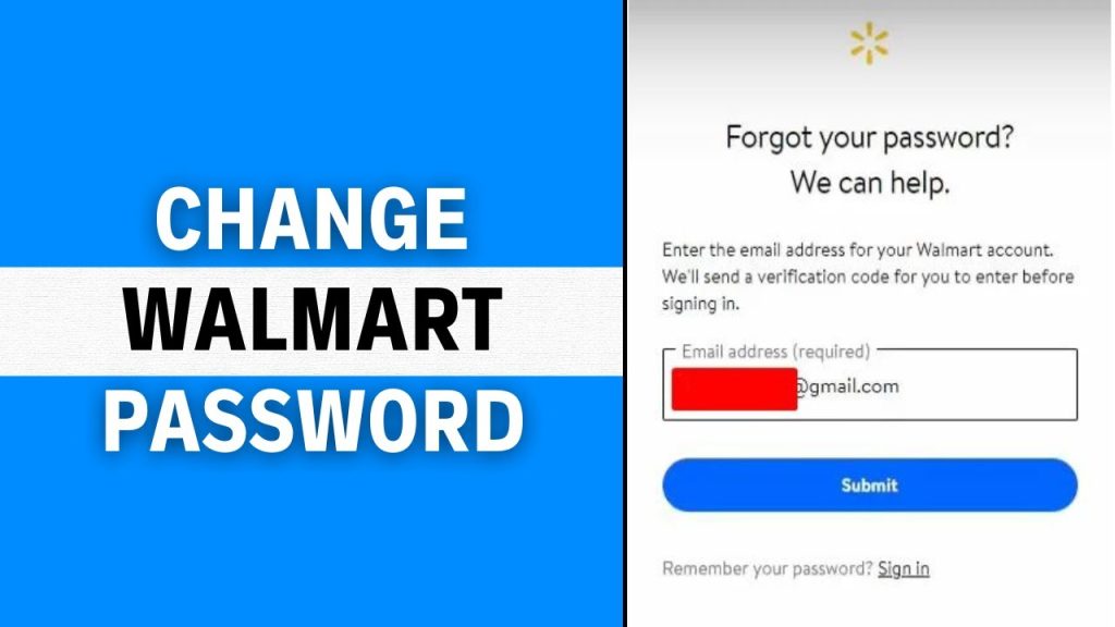 Reset Your Walmart One Password 1 Reset Password Your WalmartOne